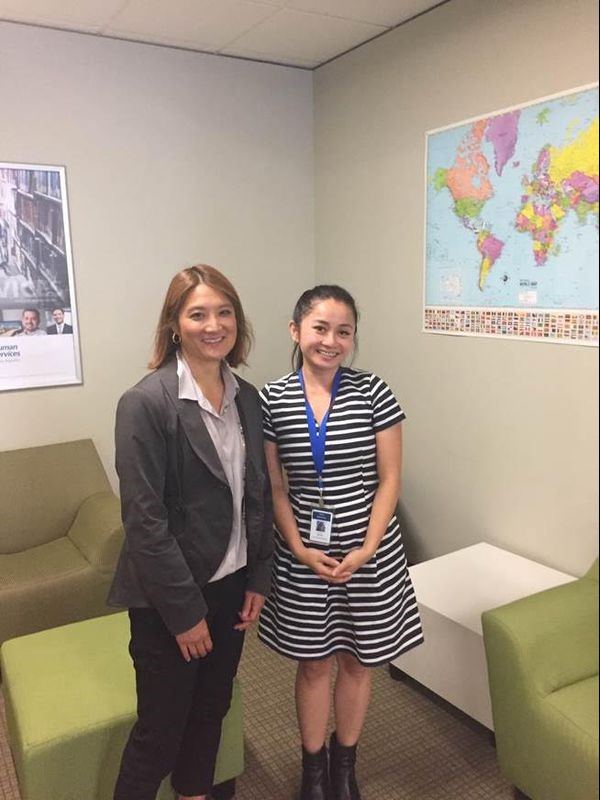 State Rep. Mia Gregerson, D-SeaTac, and Multi-Lingual Call Center Supervisor Tawny Nguyen